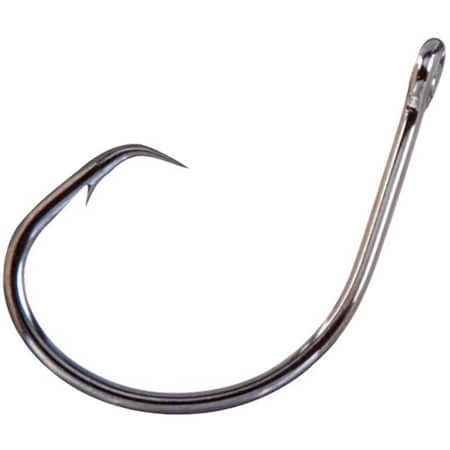 Mustad UltraPoint Demon Offset 1X Circle Hook - Black Nickel, Size 1-0 39940NPBN-1